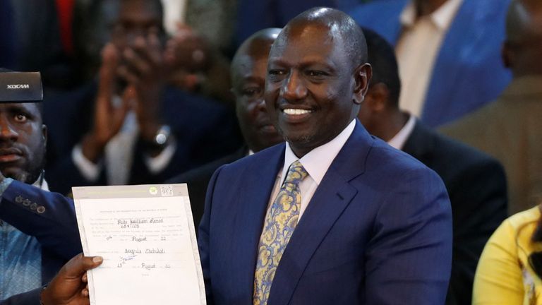 Just in: William Ruto triumphs over Odinga in Kenya’s presidential election