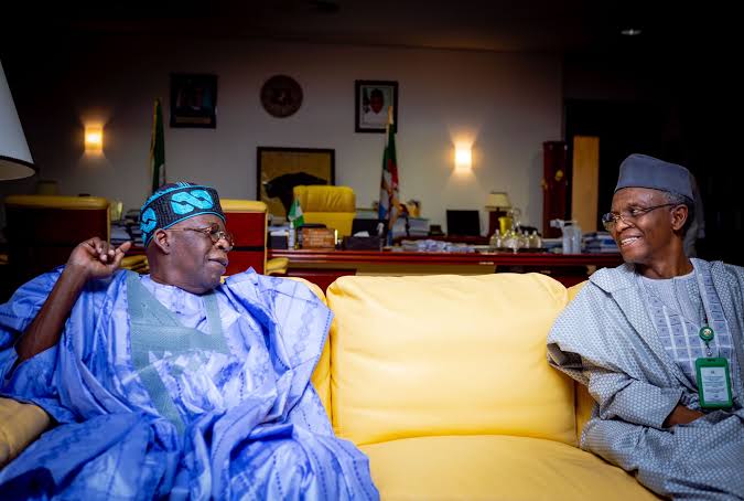 Tinubu hints about working with El-Rufai, begs him to stay in Nigeria after finishing second term
